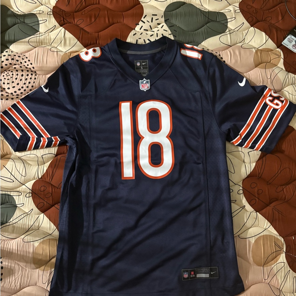 NFL Navy Blue Jersey with White Logo